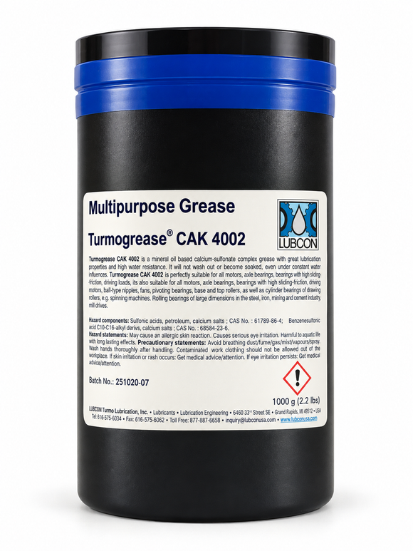 TURMOGREASE CAK 4002 -1000 g (2.2 lbs) can