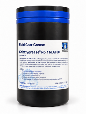 GRIZZLYGREASE No. 1 NLGI 00 -1000 ml (33.8 fl. oz) can